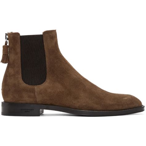 givenchy brown suede boots|givenchy ankle boots.